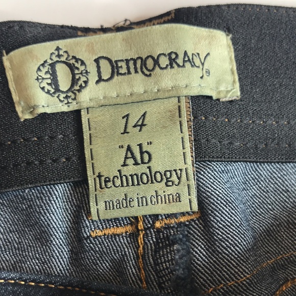 Democracy ab technology dark wash skinny jeans 14 - Picture 10 of 11